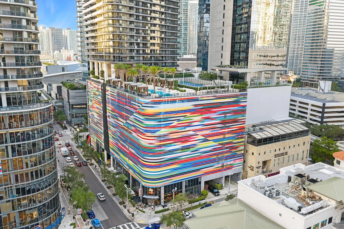 Aerial view of Brickell City Centre, Miami