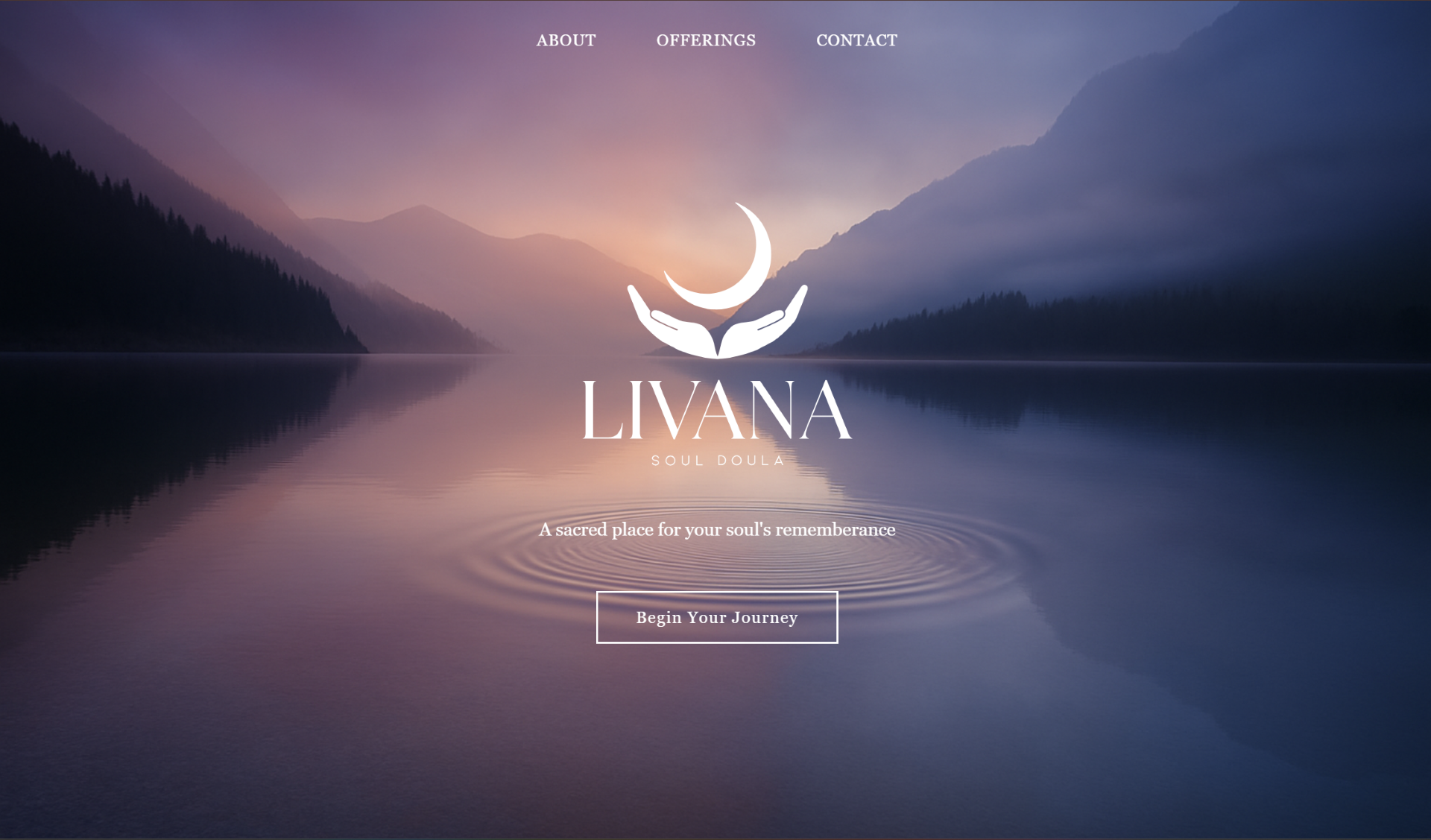 Livana Soul Doula homepage