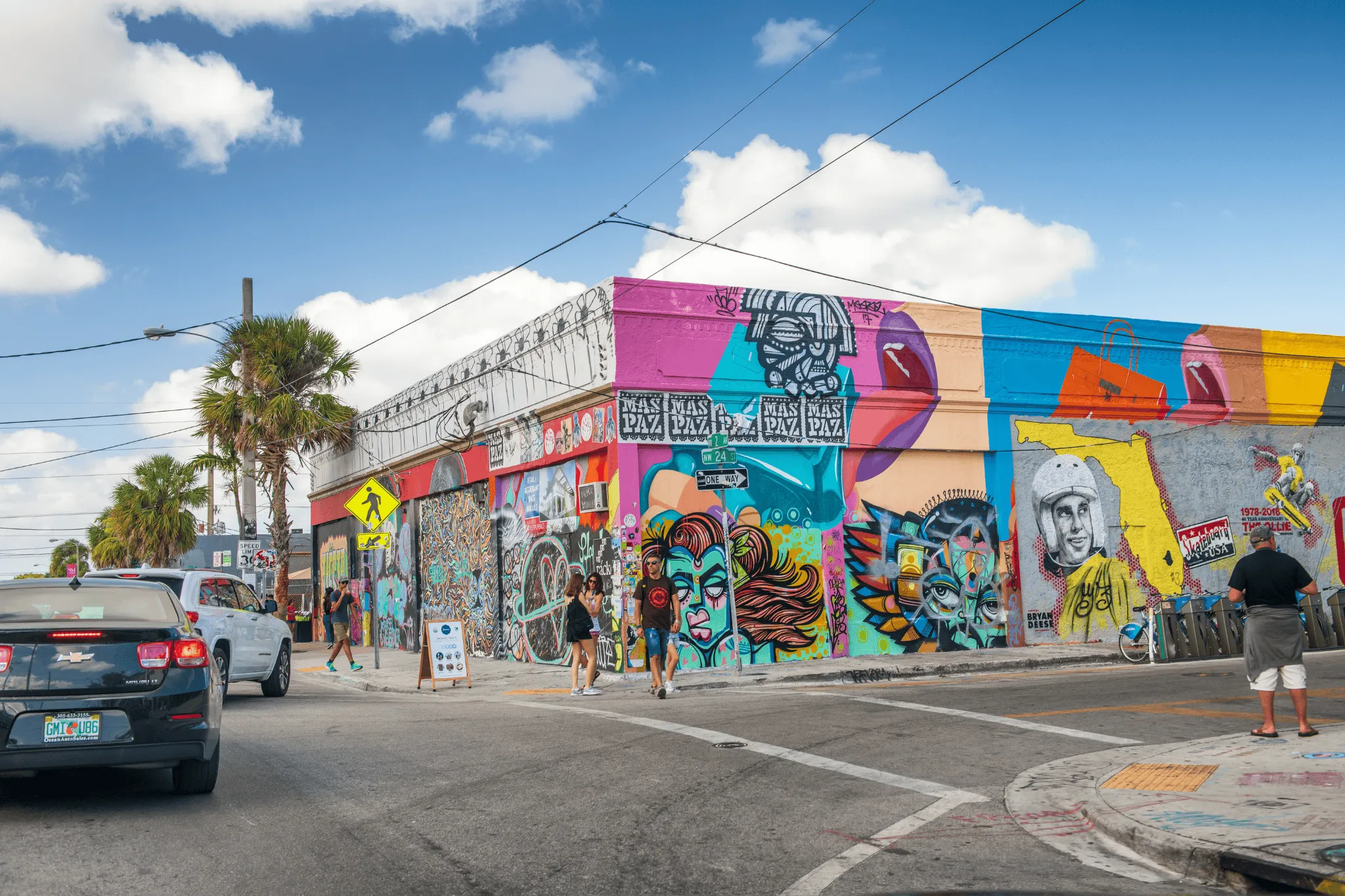 Street murals in Wynwood, Miami